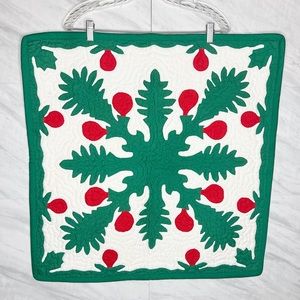 Hawaiian Quilt Vintage Wall Decor